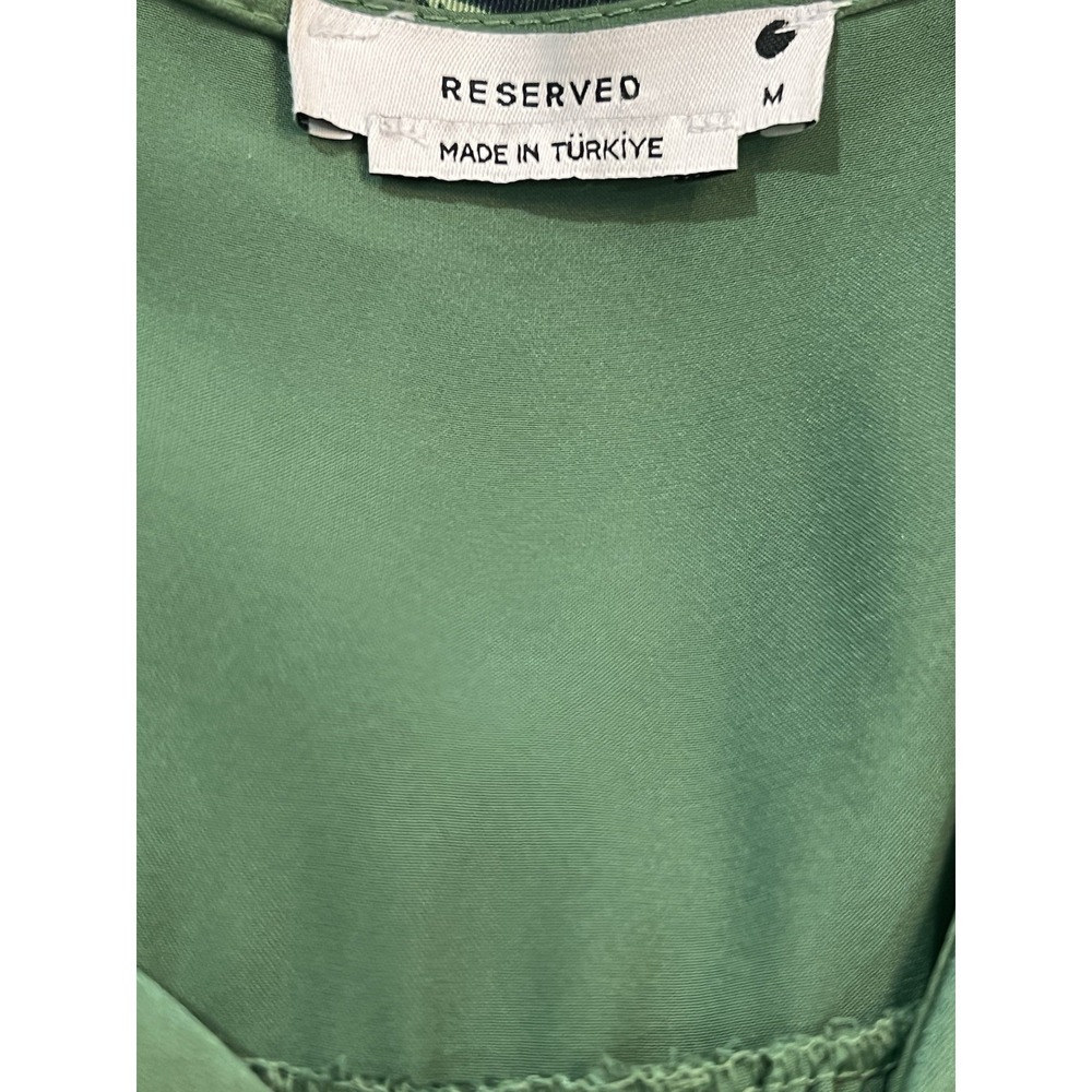 Reformed Green‎ Maxi Mini Accordion Dress Medium - Picture 10 of 11